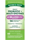 Probiotiques de vérité de la nature avec des enzymes 60 capsules pour les hommes et les femmes