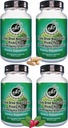 Nopal Cactus Capsules - Freeze Dried Prickly Pear Extract - Fiber Supplement for Metabolic Health Support - Rich in Betalains & Nitrates - Non-GMO - 120 Veggie Caps (4 Bottles)