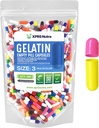 XPRS Nutra Maat 3 Lege Capsules - 500 Telle Lege Gelatine Capsules - Pillen DIY Capsule Vulling - Pure Bovine Pill Gel Caps Vulbare Do-It-Yourself Vitaminen en Supplementen (Multi Color)
