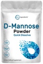 Micro Ingrediënten D Mannose Poeder, Pure Mannose Supplement, Quick Water Oplosbaar, Ondersteuning Urine Tract Reiniging & Bladder Gezondheid, Premium Mannose voor vrouwen en mannen, Vegan vriendelijk.