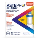 Astepro Allergy Nasal Spray, anti-allergie 24h/24, antihistaminique sans stéroïdes, 60 sprays à mesurer