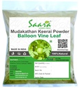 Nutranix bhm HERBAL Fresh Mudakathan Keerai Powder,100g, Ballon Vine Leaf Powder, Kanphata, Budda Kakara, Agniballi, Jyotishmati Leaf Powder,100g, (verpakking 1 x 100g)