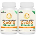 Besibest 1000mg Liposomal CoQ10 Ubichinol, 120 Vegan Softgels, Hoge Absorptie Ubichinol CoQ10 Supplement, Actieve Antioxidant Vorm van Co-enzym Q10 voor Hartfunctie en Energieproductie