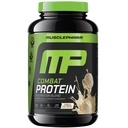 MusclePharm Combat Protein Powder, Vanille smaak, Brandstof Spieren voor productieve workouts, 5 eiwitbronnen Inclusief Wei Protein Isolaat & Egg Albumine, Glutenvrij, 2 lb, 25 porties