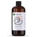 HBNO Organic MCT Oil 16 oz (475ml) Value Size - Ideaal voor saladedressings, lippenbalsem, gezichtswas, lotions, huidverzorging en haarverzorgingsproducten.