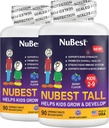 NuBest Tall Kids - Vitamines pour les enfants et Vitamines pour les enfants de 2 à 9 ans - Soutenir la force osseuse, la santé globale et l'immunité - Formes animales - 180 comprimés de baies à croquer