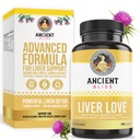 Oude Gelukzaligheid Lever Liefde - Natuurlijke Melk Thistle Lever Detox en Lever Gezondheid Reiniging Supplement - Ondersteuning Gezonde Lever bij mannen en vrouwen - 60 Capsules - met Burdock, Dandelion, Kloven, en nog veel meer