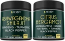 Bundel 5in1 Ashwagandha Shilajit & 6in1 Citrus Bergamot Supplementen