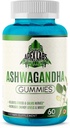 Gummies Ashwagandha - Compte 60 - Berry mixte, KSM-66, végétalien, à base de plantes, non-OGM, sans gluten et sans gélatine