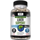 Kaya Naturals Lever Reiniging Detox & Reparatie - Melkdistel Supplement - Leverontgifting voor vrouwen en mannen - Artichoke Extract en Dandelion wortel Capsules - 30 Tel.