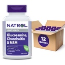 Natrol Glucosamine Chondroitine en MSM tabletten, 150-Count (verpakking van 12 tabletten)