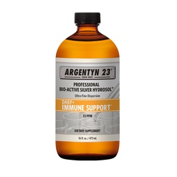 Argentyn 23 Professional Immune Support - Collective Silver, Bio-Active Silver Hydrosol, 23 ppm, Liquid Twist Top, 16 Fl Oz (473 ml)