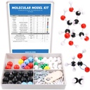 Swpeet 125 Stuks Moleculaire Model Kit voor Anorganisch en Organisch Moleculaire Model Leraar en 16 Jaar en Over Student Kit - 54 Atoms & 70 Links & 1 Short Link Remover Tool - Wetenschap Speelgoed