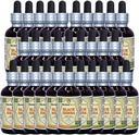 Henné noir (Vrai Indigofera tinctoria) Teinture, extrait liquide (Marque: HerbalTerra, Fièrement fabriqué aux États-Unis) 30x2 fl.oz (30x60 ml)