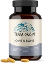 ORIGINAL TERRA Hygiène des articulations et des os (120 comprimés) avec Calcum D3, Glucosamine, acide hyaluronique, collagène, tumérique et boron (120 comprimés)