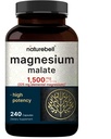 NatureBell Magnesium Malate 1.500mg, 240 Capsules 