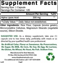 Best Naturals Alpha Lipoic Acid 300 mg & COQ10 100 mg