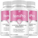 FemiPro supplement - Probiotic Femi Pro Pillen, FemiPro 24-uurs ondersteuning Microbiotic Urinary Control Health, Femie Pro Reviews (3 Pack - 180 Capsules)
