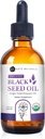 Kate Naturals Organic Black Seed Oil (4oz, Virgin, Cold Pressed, Non-GMO) Liquid Nigella Sativa for Immune Support & Digestie. Pure Blackseed komijnolie voor haar en huid