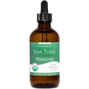 Herb Lore Iron Tonic - Organic Liquid Iron Drops Supplement for Kids & Women - Baby, baby & peuter Friendly - Plant Based, Vegan, Gentle, Non Constipating Herbal Tinctuur (4 fl oz)