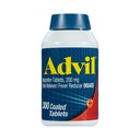 Réducteur de douleur advil et réducteur de fièvre, anti-douleur avec Ibuprofène 200 mg pour les maux de tête, les maux de dos, les douleurs menstruelles et les douleurs articulaires - 300 comprimés enduits