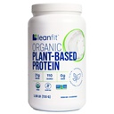 Protéines végétales biologiques de LeanFit, non aromatisées, 21g Protéines végétales, 26 portions, 1,58 livre (715g) Tub, faible teneur en calories, sans soja, sans gluten, sans lactose, sans sucre, sans OGM