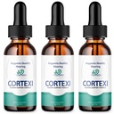 (3 Pack) Cortexi oordruppels - Officiële formule - Cortexi Tinnitus behandeling Cortexi gehoorsteun druppels, Cortexi voor het rinkelen in de oren, Cortexi supplement druppels maximale sterkte nieuw verbeterd (3 oz)