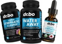 Water pillen Diuretica & Lymfatische Drainage Supplementen - Natural Away Pillen Waterretentie & Organic Lymphatische Ondersteuning Liquid Drops Cleanse - Fluid & Lymph System Support Supplement Detox