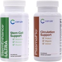Cerule Stemenhance + Plasmaflo Ultra Stam Cell Ondersteuning Supplement met Extracten van Zoetwater Microalgen en Marine Macroalgen om te helpen verhogen Circulerende Adult Stam Cellen en het bevorderen van de genezing