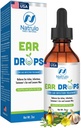 Natrulo natuurlijke oordruppels voor oorontsteking - Homeopathische, Herbal oordruppels voor volwassenen, kinderen en huisdieren - voor oorpijn, zwemmersoor, loserswas - Kids Safe Ear Oil, Made in USA (2 Oz)
