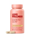 L'amour bien-être Bon à Glow-Supplément de collagène avec biotine, vitamine C, E, Ashwagandha & Zinc-Promeut Smooth, Glowing & Clear Skin