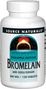 Bron Naturals Bromelain 500mg Proteolytische Enzyme Supplement - 120 tabletten (verpakking van 2)
