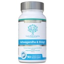Ashwagandha & Shilajit - Ashwagandha KSM-66 1000mg & Purified Shilajit Extract 200mg (50% Fulvinezuur) - Geen kunstmatige vulstoffen, benders of stroommiddelen - geschikt voor veganisten