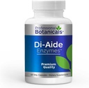 Professional botanicals DI-AIDE Enzymes Advanced Discompensative Support, Relives Bloating & Indigestie, Natural Ingredients, Vegan & Non-GMO 120 Capsules