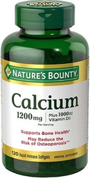 Bounty Calcium Plus Vitamine D 1200mg, 120 Softgels (verpakking van 2)