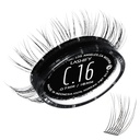 Lashify Curl 16mm Gossamer wimperextensions Refill, Black, DIY Valse wimpers voor een natuurlijke look