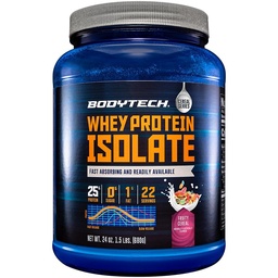 BODYTECH Wei-eiwitisolaatpoeder - Fruitig graan (1,5 lbs./23 porties)
