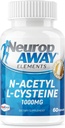 NeuropAWAY Elements N-Acetyl L-Cysteine 1000mg 60ct met capsules (60 1000mg capsules per fles)
