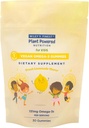 Wiley's Finest Kids Vegan Omega-3 Gummies - Natural Sugar - Vegetarische DHA, ALA & SDA - Glutenvrij - Citroensmaak, 30 Gummies