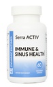 Serra ACTIV - 60 Vegan Capsules - Ondersteunt Sinus en Cardiovasculaire Gezondheid - Acid-Resistant Serrapeptase - 120.000 SPU - Immuun Ondersteuning - Systemische Enzymen
