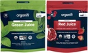 Organifi Green Juice and Red Juice Bundle - 30 Day Supply - Heerlijke, verfrissende Biologische Superfood Supplement Powder Met Antioxidanten voor Energie en Stress Relief Support - Geen GGO, Gluten, of soja