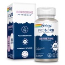SOLARAY Berberine Phytosome - 9X Absorption et facile à digérer - Standardisé à 30% Berberine HCl - Vegan, Fait sans Soy - Garantie de 60 jours - 30 portions, 30 VegCaps