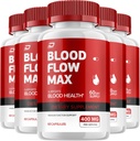 Blood Flow Max Capsule - BloodFlowMax Advanced Formula, BloodFlow Max Extra Strength, Algemene Wellness, Natuurlijke Vitaminen, Beoordelingen (5 Pack - 300 Capsules)
