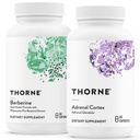 THORNE - Stress and Immune Support Bundle - Berberine & Adrenal Cortex - 30 tot 60 porties