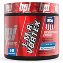 BPI Sports 1.M.R Vortex pré-entraînement en poudre – Pré-entraînement Stim élevé pour les hommes et les femmes avec glycérol, caféine, niacine et extraits à base de plantes – Énergie, Focus & Endurance – Blue Raz Flavor – 50 portions