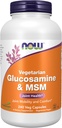 NOW Voedingssupplementen, Glucosamine & MSM (GreenGrown® Glucosamine), vegetarisch, 240 Veg Capsules