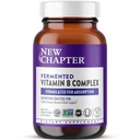 Nouveau Chapitre Complexe Vitamine B, Complexe Vitamine B Fermenté, USDA Organique, ONE Daily for Cellular Energy + Cerveau + Beauté, 100% Vegan, Sans gluten - 90 Compte