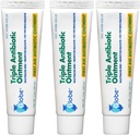 Globe (3 Pack 1oz Triple Antibiotische Zalf, Eerste Hulp Zalf voor kleine krassen en wonden en voorkomt infectie, Vergelijk met de actieve ingrediënten van toonaangevend merk (3 Pack)