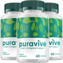 (3 Pack) Puravive Advanced Formula, Puravive Capsules, Puravive Exotic Rice Alle Natuurlijke Pillen Supplement Puravive Totale Ondersteuning Supplement voor mannen en vrouwen (180 Capsules)