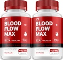 Blood Flow Max Capsule - BloodFlowMax Advanced Formula, BloodFlow Max Extra Strength, Algemene Wellness, Natuurlijke Vitaminen, Beoordelingen (2 Pack - 120 Capsules)